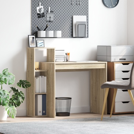 Birou de scris Sonoma Oak Placă aglomerată Mediu Birou compact