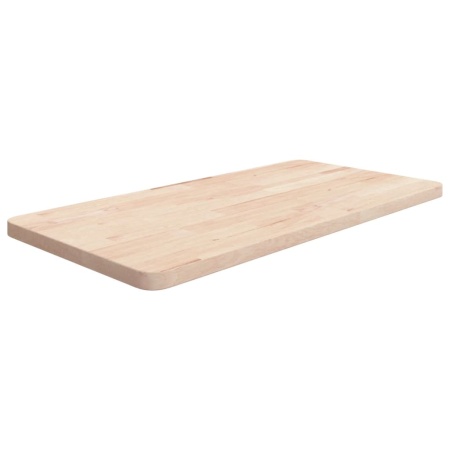 Blat de baie, 80x40x2,5 cm, lemn masiv netratat