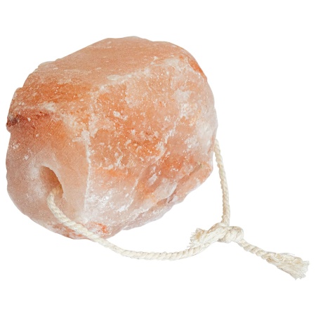 Blocuri de Sare 4 buc cu Corde pentru Animale 10 kg Roz