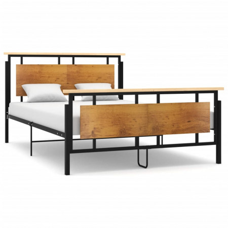 Cadru de pat, 140x200 cm, metal