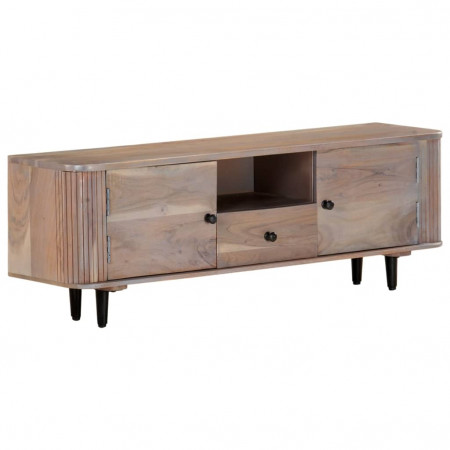 Comodă TV, 118x30x40 cm, lemn masiv de acacia