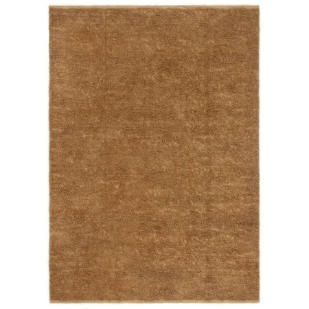 Covor buclat lucrat manual, 160x230 cm, iută și bumbac
