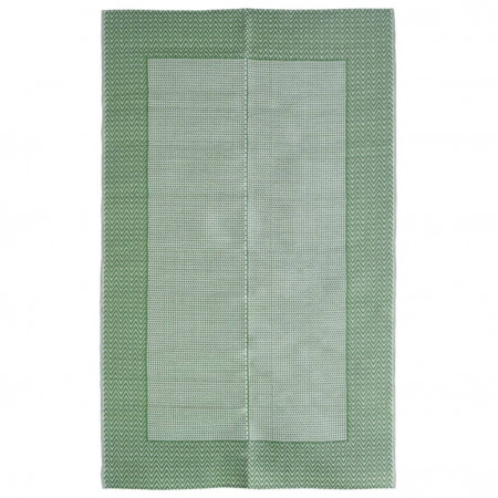 Covor de exterior, verde, 190x290 cm, PP