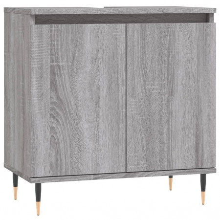 Dulap de baie, gri sonoma, 58x33x60 cm, lemn prelucrat