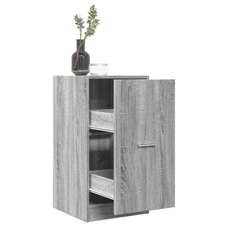 Dulap de farmacie, sonoma gri, 40x41x77,5 cm, lemn prelucrat