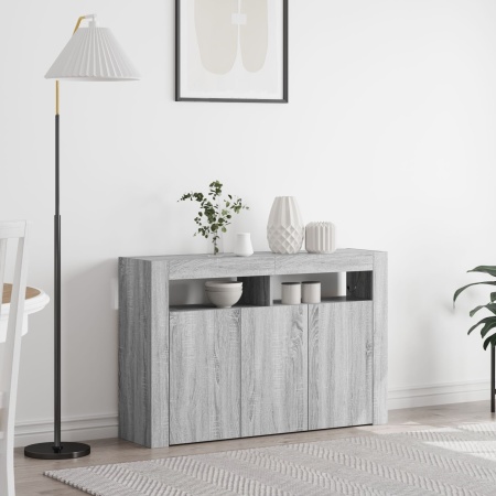 Dulap Gri sonoma Lemn laminat 116 x 30 x 75 cm Dulap