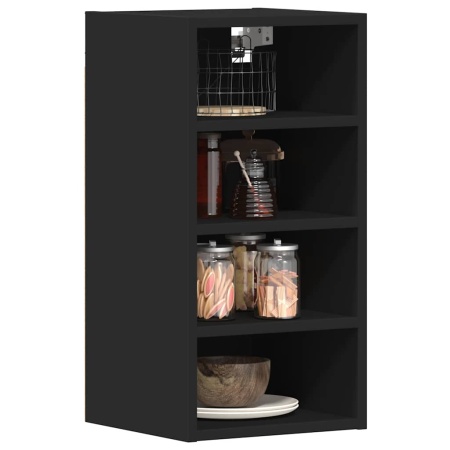 Dulap suspendat, negru, 30x29,5x60 cm, PAL
