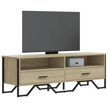 Dulap TV, stejar sonoma, 122x34x41 cm, lemn prelucrat