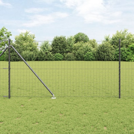 Gard Euro Gri Set de 2 Gri Metal 25 x 1 m Durabil Gard Euro