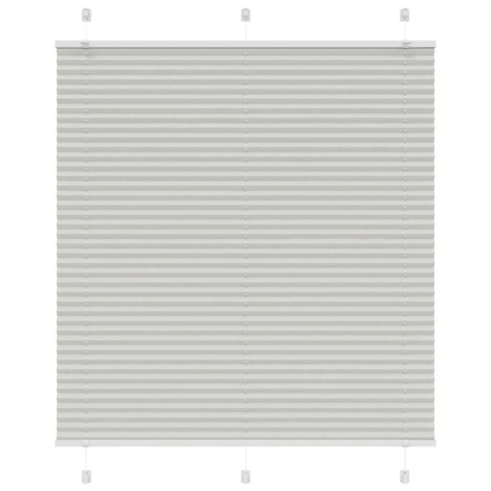 Jaluză plisată gri deschis 120x150 cm Lățime țesătură 119,4 cm