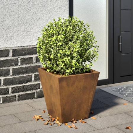 Jardinier de grădină 30x30x30 cm Oțel rezistent la intemperii