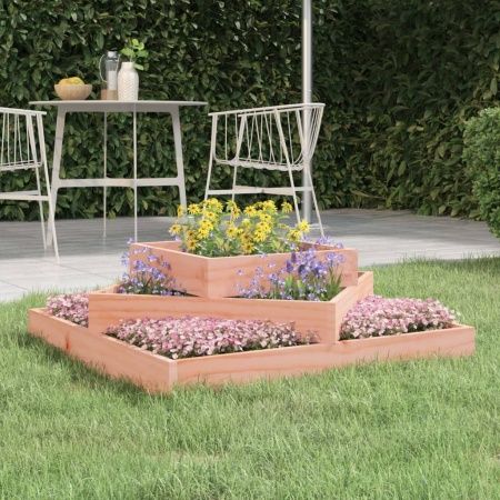 Jardinieră, 83x83x27 cm, lemn masiv douglas
