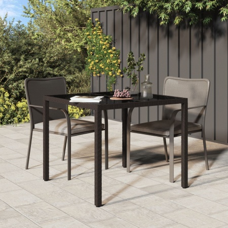 Masă de Dining Maro 90x90x75 cm Poliratan