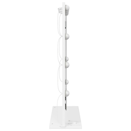Oglindă de toaleta cu lumini LED Alb 70x50x18 cm