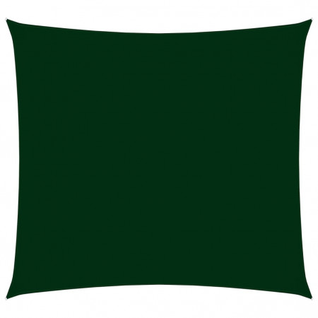 Parasolar, verde închis, 2,5x2,5 m, țesătură oxford, pătrat