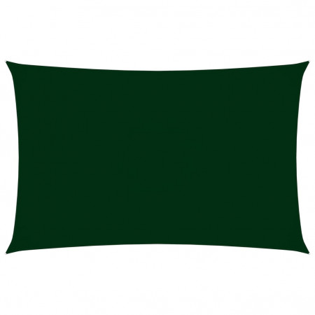 Parasolar, verde închis, 2x5 m, țesătură oxford, dreptunghiular