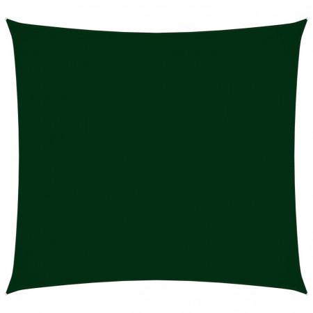Parasolar, verde închis, 6x6 m, țesătură oxford, pătrat