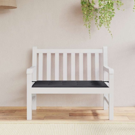 Pernă de bancă de grădină, negru, 120x50x4 cm, textil oxford