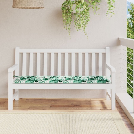 Perna de grădină cu model de frunze 150x50x4 cm din material Oxford