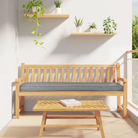 Pernă pentru bancă Gri 180x40x8 cm Tessut Oxford