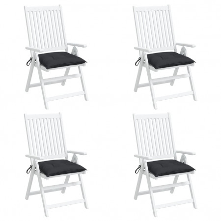 Perne de scaun, 4 buc., negru, 50x50x7 cm, textil oxford