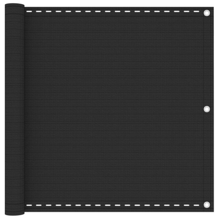 Prelată pentru balcon din HDPE, 90 x 400 cm, antracit