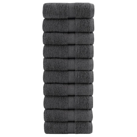 Prosoape mâini premium SOLUND 10buc antracit 30x30cm 600gsm
