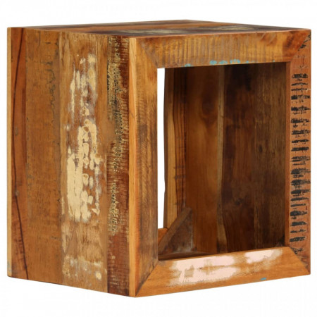 Scaun, 40 x 30 x 40 cm, lemn masiv reciclat - Img 1