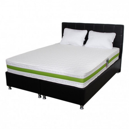 Set Saltea Pocket Spring MILANO 140x200x24 plus 2 perne microfibra 50x70 - Img 1
