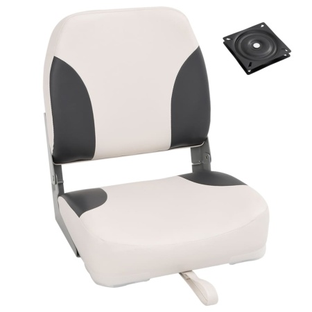 Set scaun pliabil de barcă, 2 piese, spătar mic/centură fixare