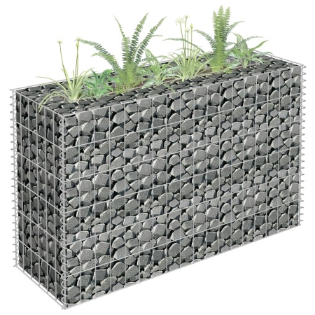 Strat înălțat gabion, 90 x 30 x 60 cm, oțel galvanizat