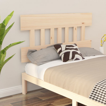 Tăblie de pat, 203,5x3x81 cm, lemn masiv de pin - Img 1
