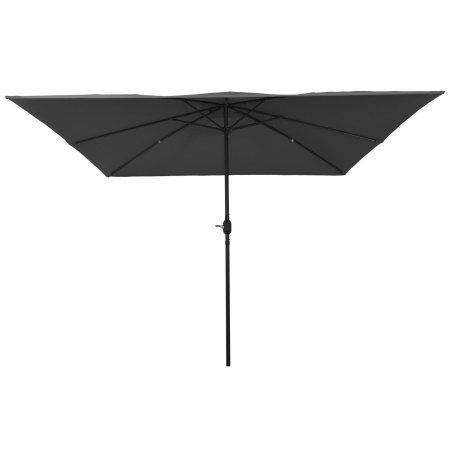 Umbrelă de grădină pătrată 295x245 cm Antracit