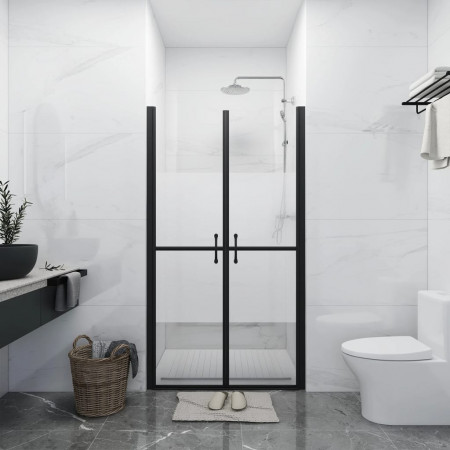 Ușă cabină de duș, jumătate mată, (88-91)x190 cm, ESG