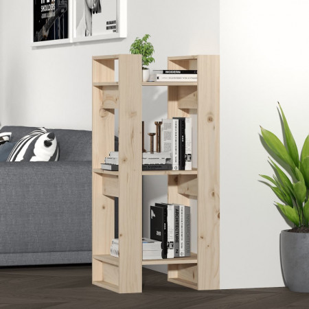 Bibliotecă/Separator cameră, 41x35x91 cm, lemn masiv pin