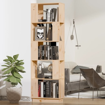 Bibliotecă/Separator cameră, 51x25x163,5 cm lemn masiv pin