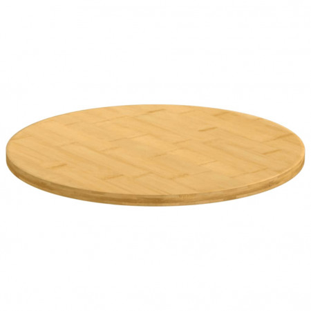 Blat de masă, Ø50x1,5 cm, bambus - Img 1