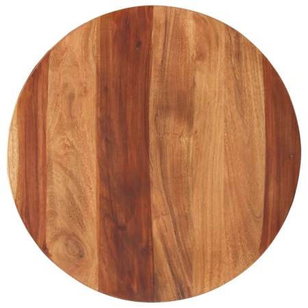 Blat de masă rotund, 50 cm, 25-27 mm, lemn masiv acacia