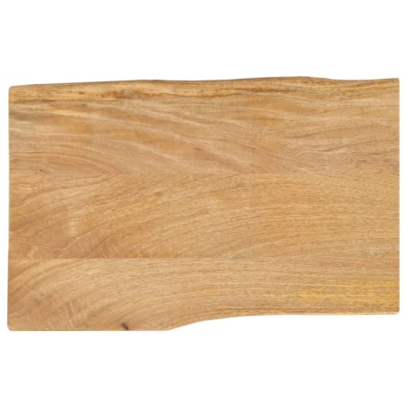 Blat masă cu margini naturale, 70x40x2,5 cm, lemn masiv mango