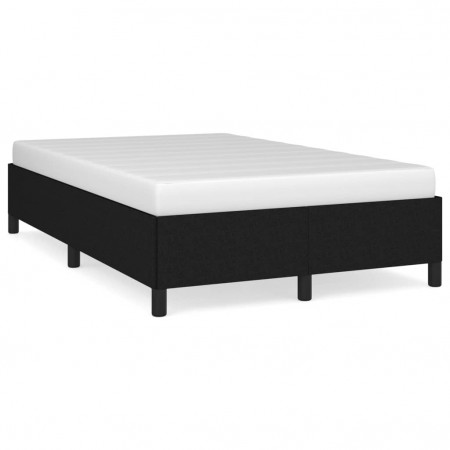 Cadru de pat, negru, 120x190 cm, material textil
