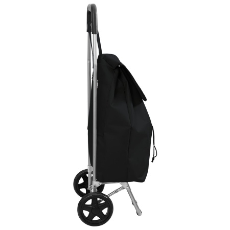 Cărucior de cumpărături cu roți Negru 35 L