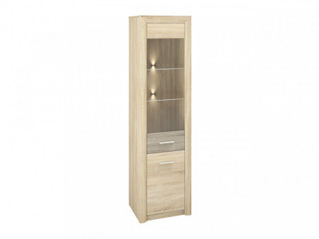 Castel 04/S (Vitrina) Sonoma Bright/Mdf Truffle - Img 1