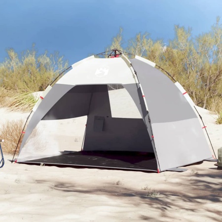 Cort camping 2 persoane gri impermeabil setare rapidă - Img 1