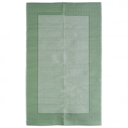 Covor de exterior, verde, 140x200 cm, PP