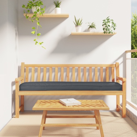 Culoare Pallet Cushion pentru Bancă Antracit 180x40x8 cm Fabrică Oxford