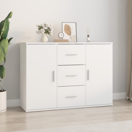 Dulap, alb, 91x29,5x65 cm, lemn prelucrat