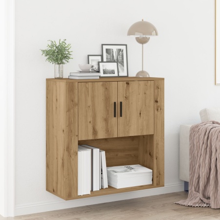 Dulap de perete Artisan Oak 80x33x80 cm din lemn stratificat