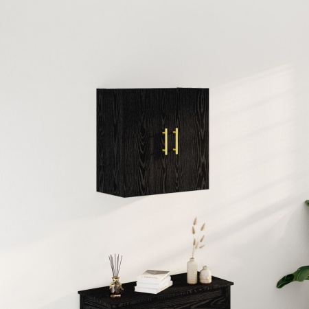Dulap de perete Stejar negru 60x31x70 cm Lemn prelucrat
