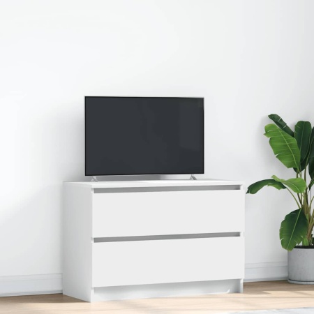 Dulap TV alb 80x35x54 cm lemn prelucrat