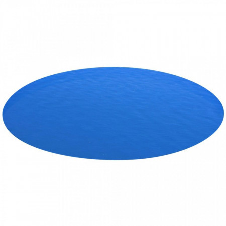 Folie solară rotundă din PE pentru piscină, 549 cm, albastru - Img 1